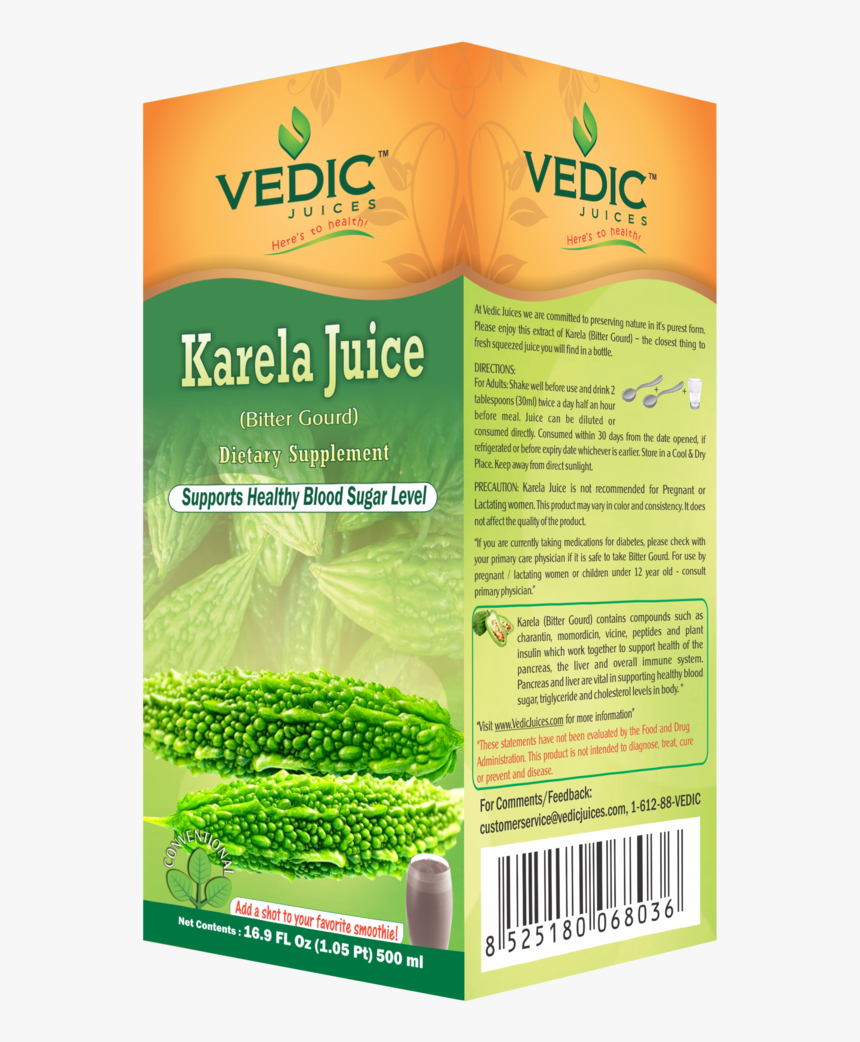 Vedic Karela Juice Ad, HD Png Download, Free Download