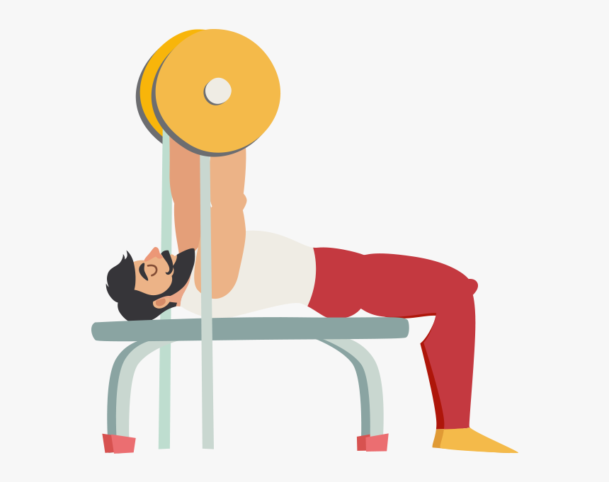 Bench Press Clip Art, HD Png Download, Free Download