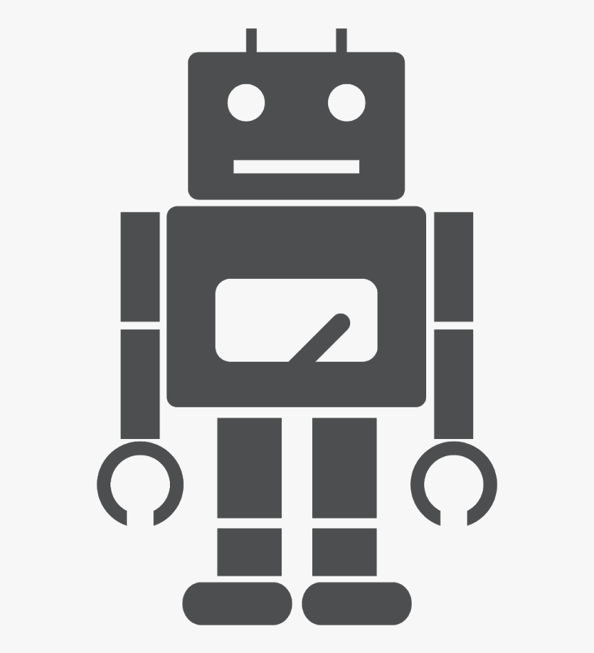 Robot As Pictogram Png, Transparent Png, Free Download