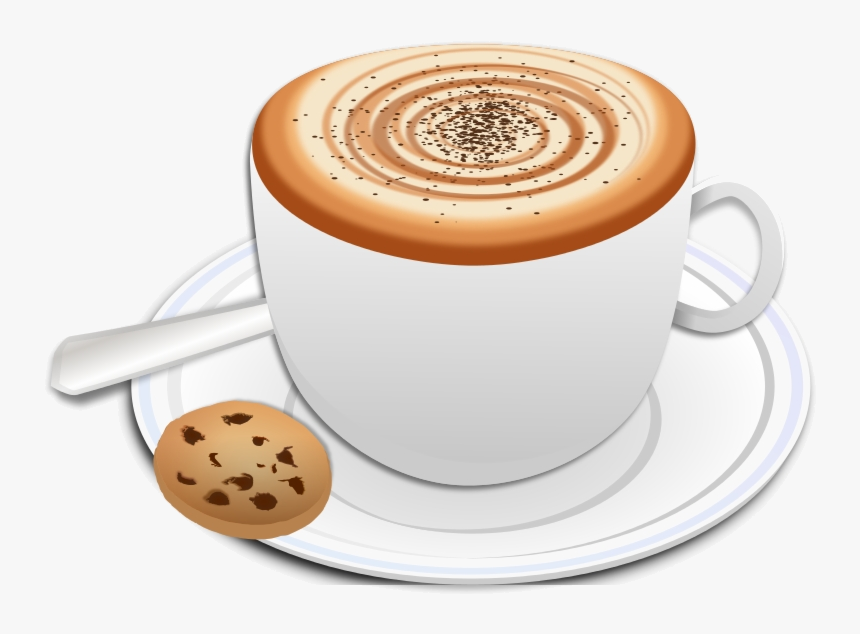 Coffee Watercolor Clipart Beans Cup Of Cappuccino Transparent - Cappuccino Clipart Png, Png Download, Free Download