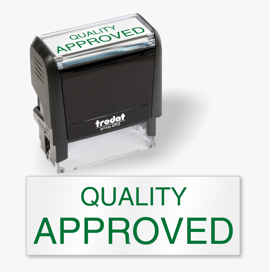 Inspection And Qc Self-inking Stamp - Verified Stamp With Date, HD Png Download, Free Download