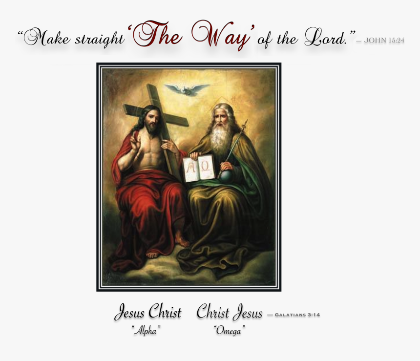 Make Straight The Way Of The Lord - Jesus And Father Relationship, HD Png Download, Free Download