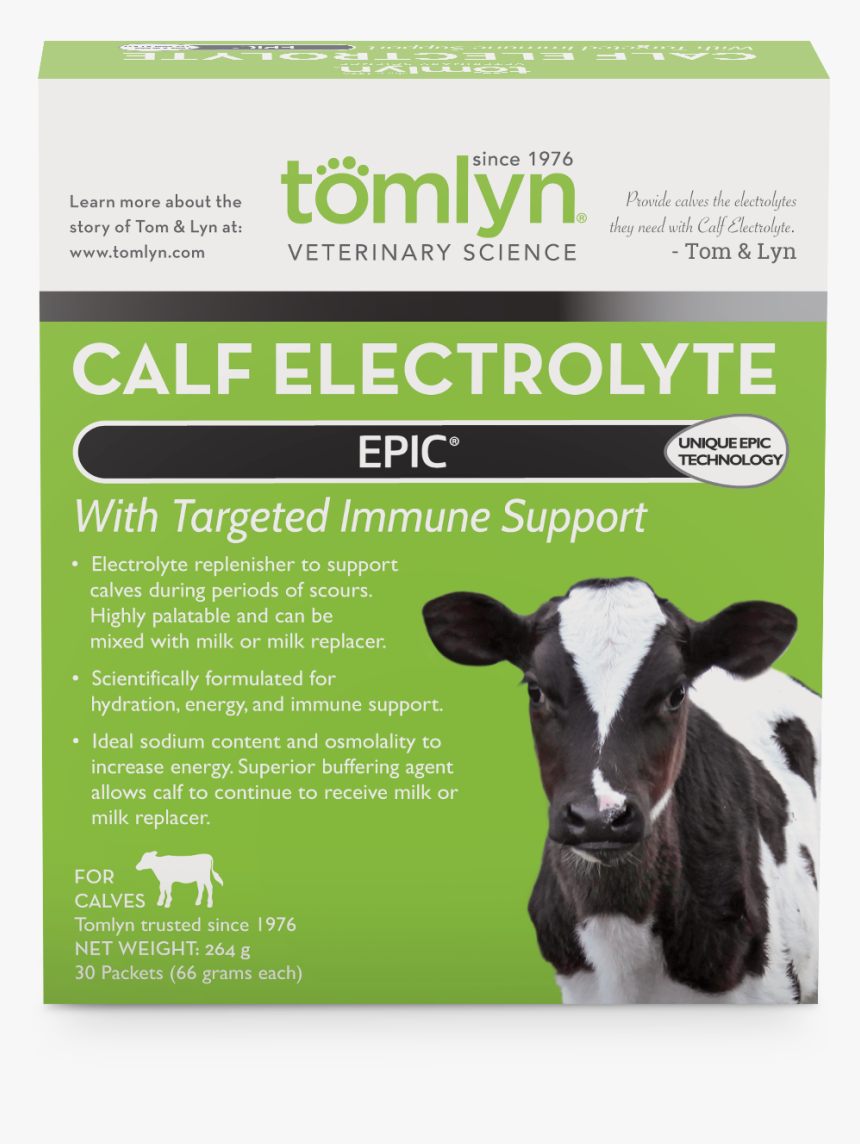 Epic Calf Electrolyte With Targeted Immune Support, HD Png Download, Free Download