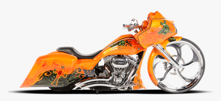 Transparent Motorcycles Png - Cruiser Motorcycle With Big Front Wheel, Png Download, Free Download