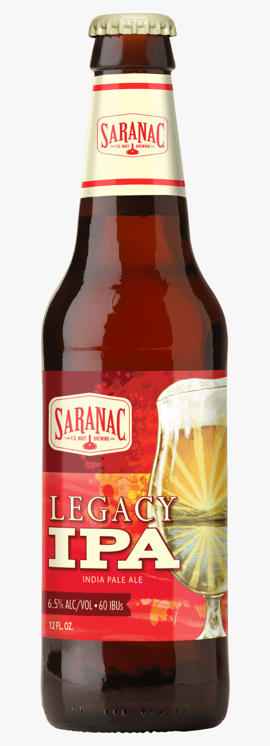 Saranac Legacy Ipa Bottle - Saranac Strawberry Tart, HD Png Download, Free Download