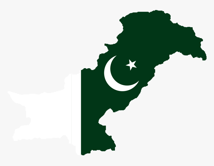 Pakistan Map Flag Png, Transparent Png, Free Download