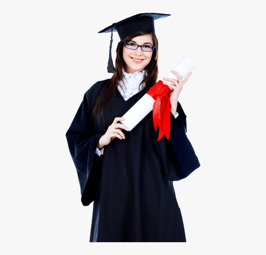 Transparent Graduate Silhouette Png - Graduate Female Student Png, Png Download, Free Download