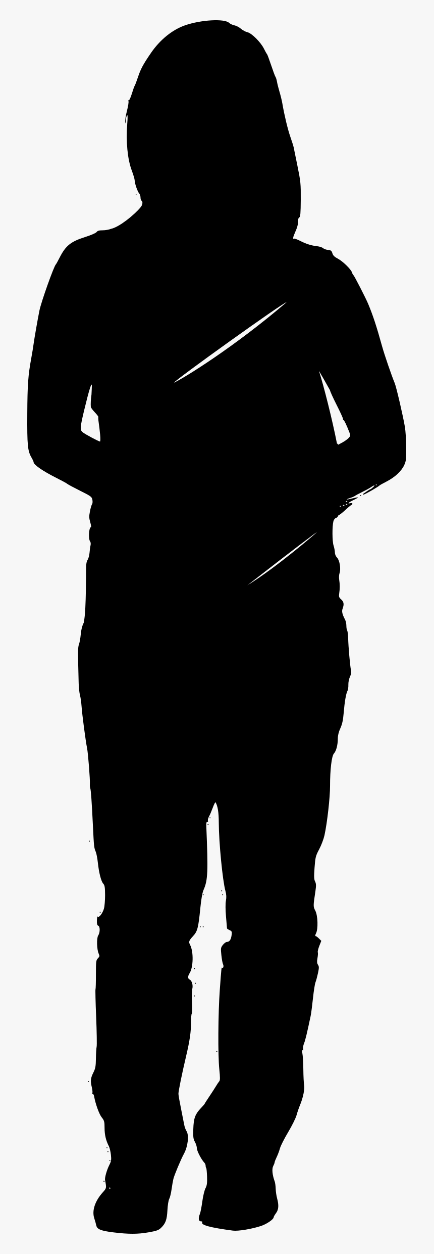 Student Silhouette Png - Female Student Silhouette Png, Transparent Png, Free Download