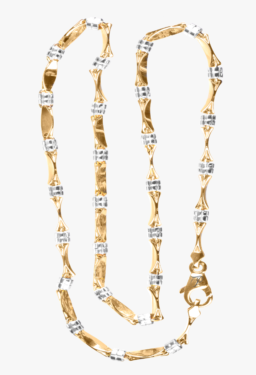 Jewellery Chain Gold Yellow Necklace White - Golden Chain White Gold, HD Png Download, Free Download