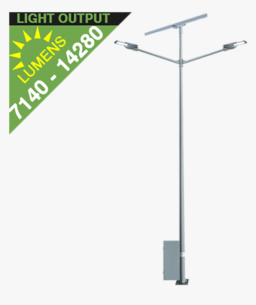 Sl36 Solar Street Light 35w To 135w - Street Light, HD Png Download, Free Download