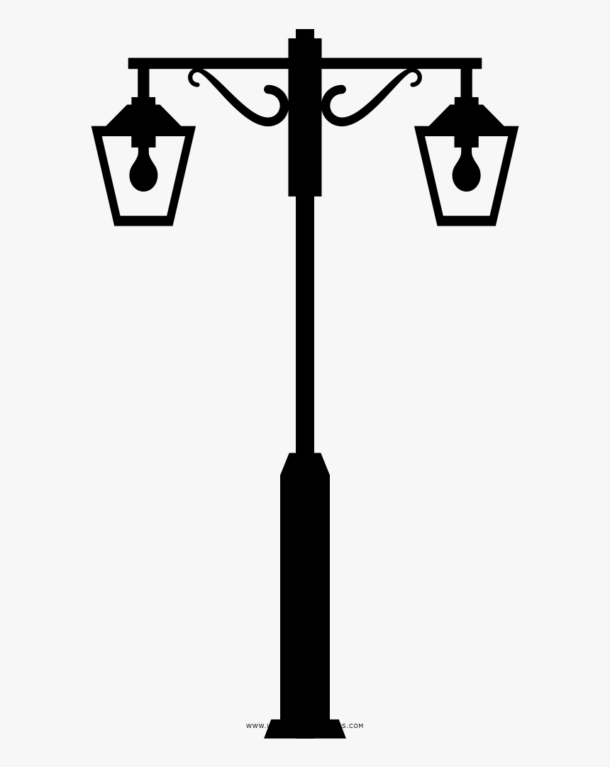 Street Light Coloring Page, HD Png Download, Free Download