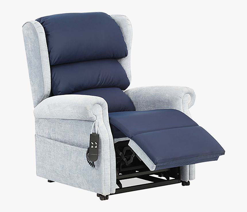 Blue Rise And Recliner Chair - Recliner, HD Png Download, Free Download