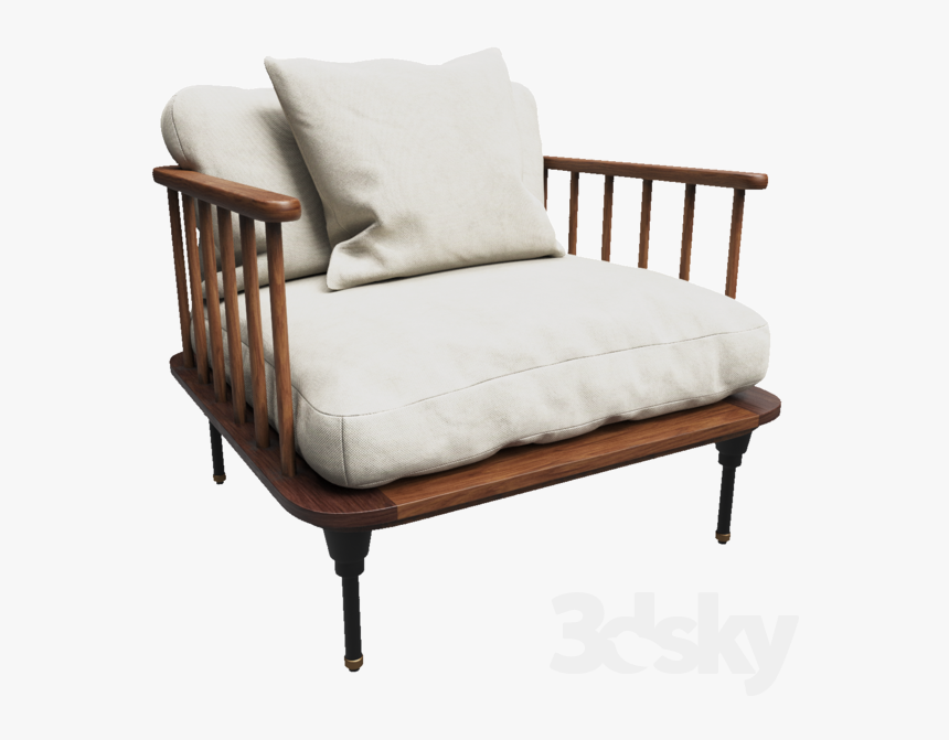 Distrikt Single Seat Sofa - Futon Pad, HD Png Download, Free Download