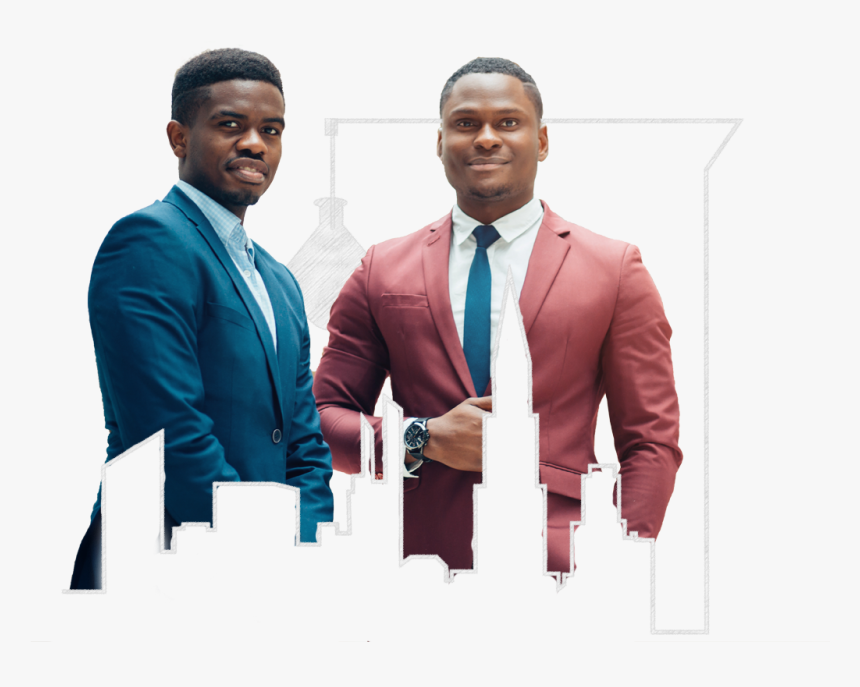 "a Picture Of Two Black Business Men - Businessperson, HD Png Download, Free Download