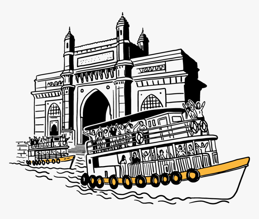 Gateway - Clipart Gateway Of India Png, Transparent Png, Free Download