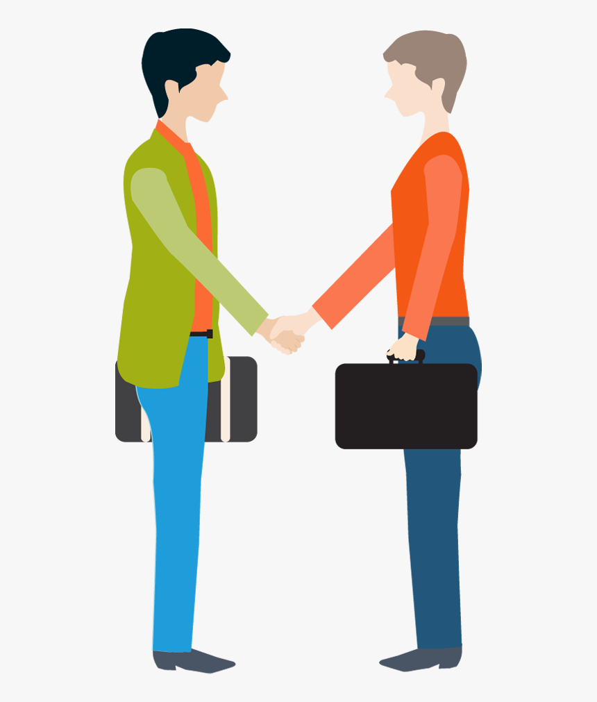 1dsp 20160201 Business - Business Shaking Hands Cartoon, HD Png Download, Free Download