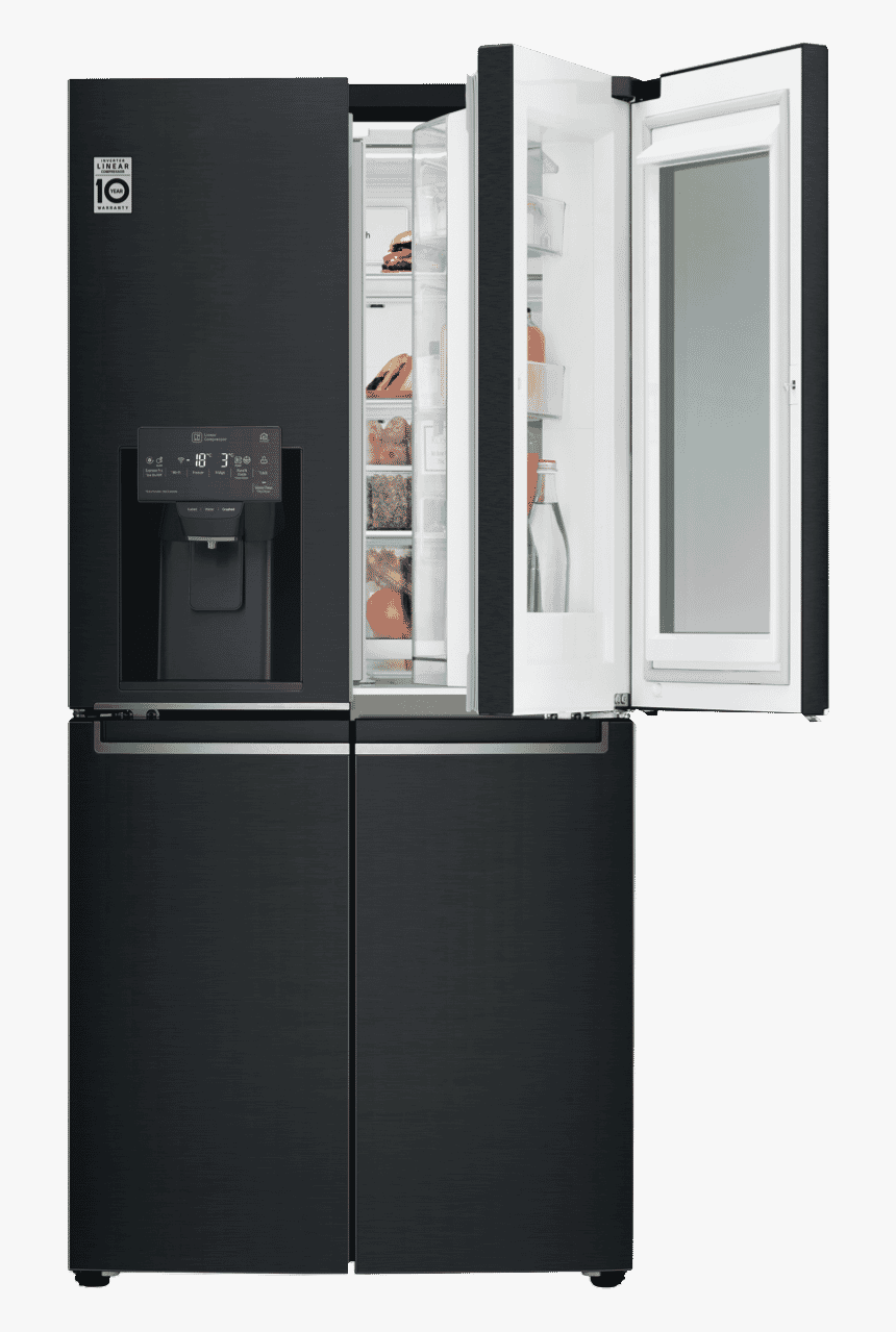 White Kitchens And Black Fridges, HD Png Download, Free Download