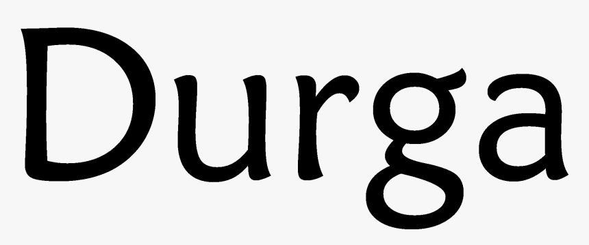 Durga Name Png Logo, Transparent Png, Free Download