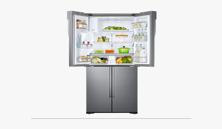 Samsung 28 Cu Ft 4 Door Flex French Door Refrigerator, HD Png Download, Free Download