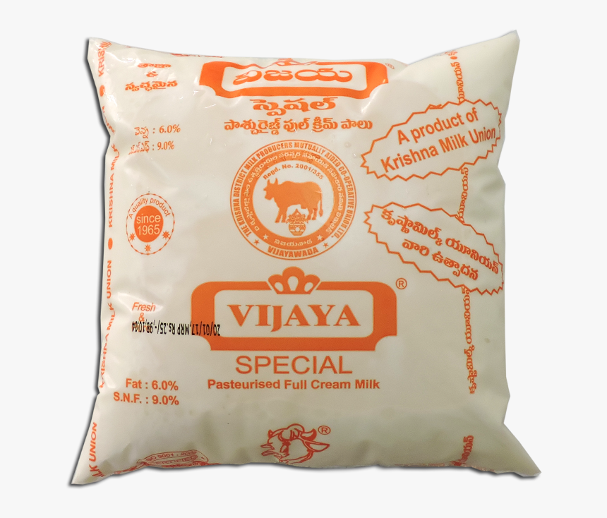 Krishna Milk Union Vijayawada,andhra Pradesh - Vijaya Milk Packet Png, Transparent Png, Free Download