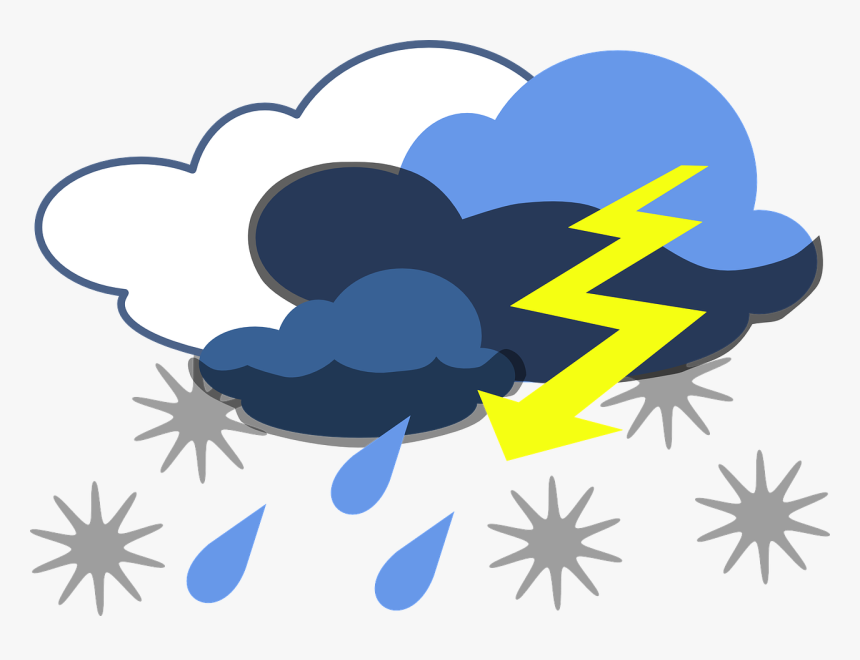 Lightning And Thunder Clipart, HD Png Download, Free Download