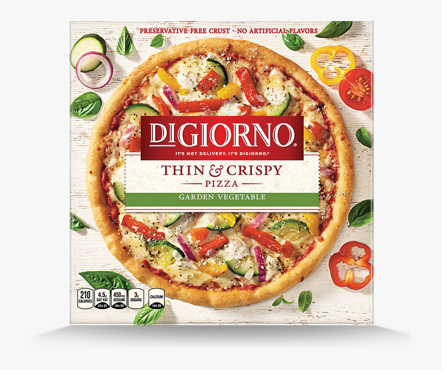 Digiorno Thin And Crispy Garden Vegetable, HD Png Download, Free Download