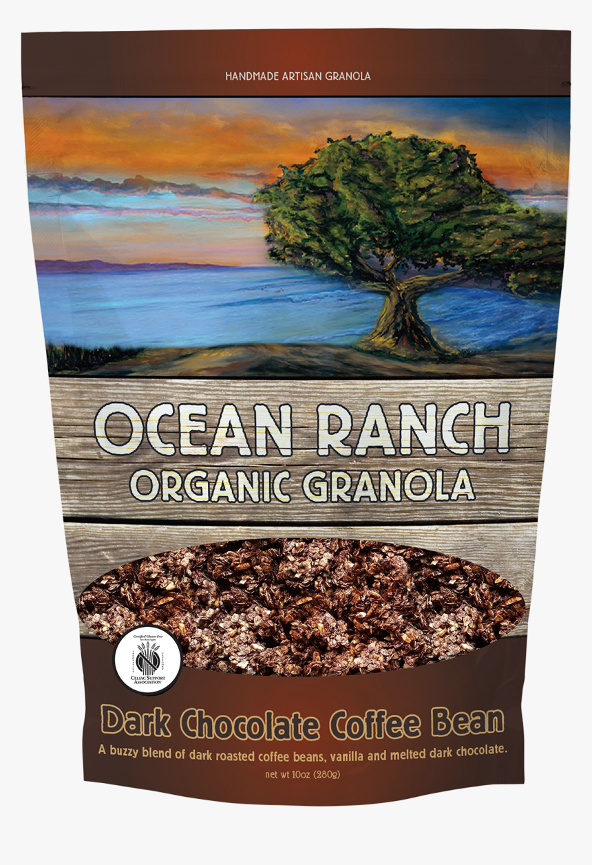 Dark Chocolate Coffee Bean-2 - Ocean Ranch Organics, HD Png Download, Free Download