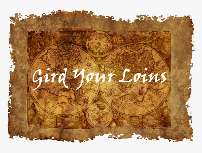 Does Gird Your Loins Mean What You Think It Means - Vintage Map Of The World Hd, HD Png Download, Free Download