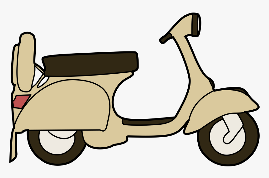 Motor Vehicle,mode Of Transport,clip Art,vehicle,automotive - Clip Art Images Of Scooter, HD Png Download, Free Download