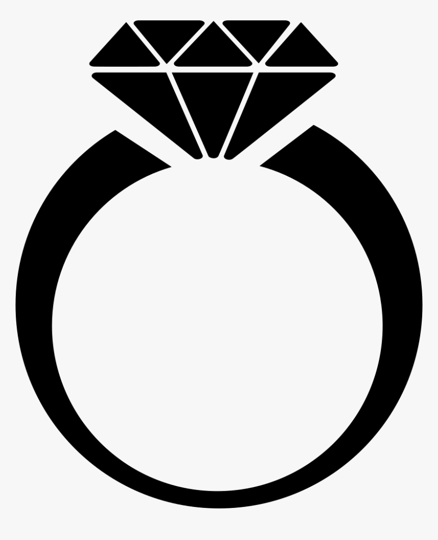 Jewellery Diamond Ring Svg Free, HD Png Download kindpng