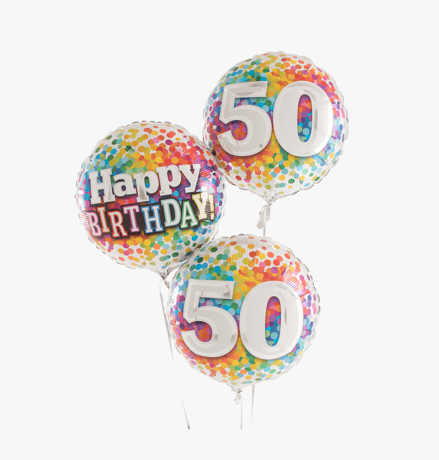 Balloon,party Supply,toy - 50th Birthday Balloons Transparent, HD Png Download, Free Download