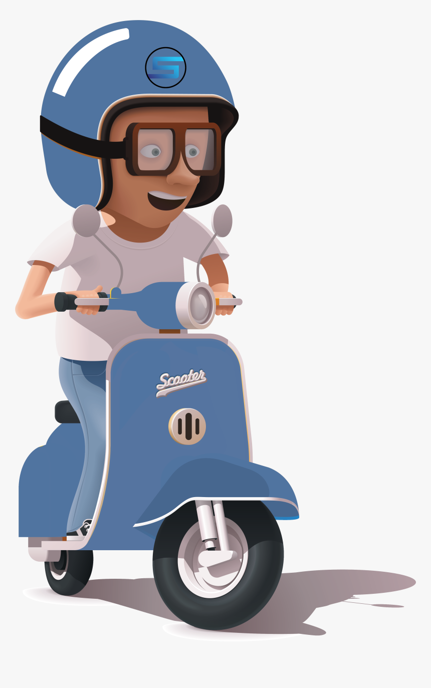 Delivery Scooter Icon - Order Food Online Png, Transparent Png, Free Download