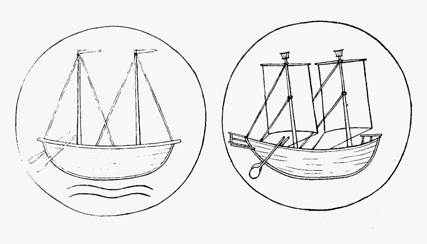 Periplus 244 Indian Coins - Sail, HD Png Download, Free Download