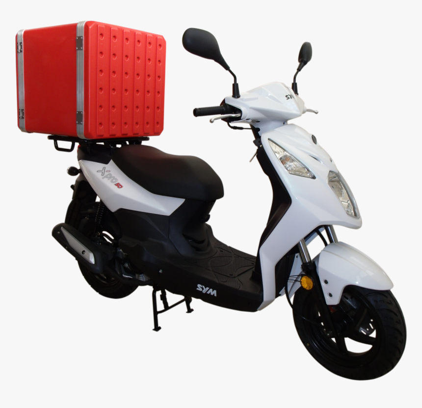Scooter Png Image - Motor Delivery Bike Png, Transparent Png, Free Download