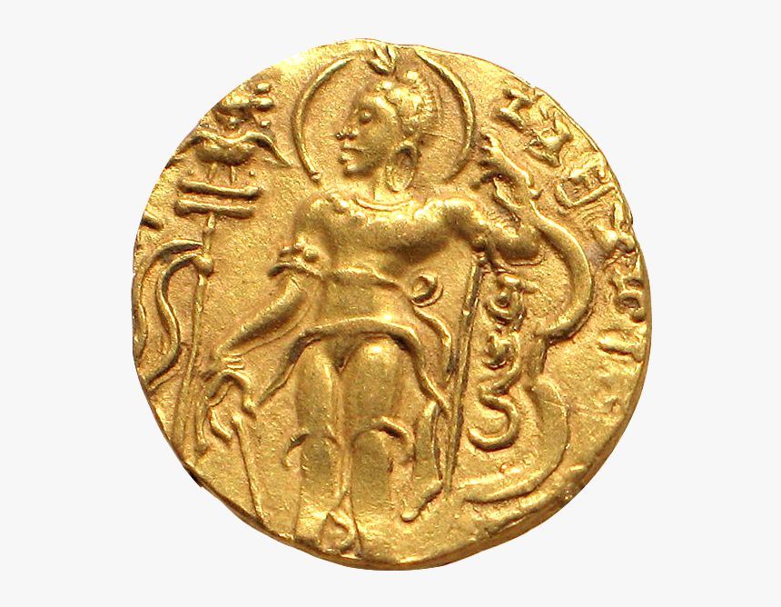 Photo Of Old Indian Gold Coin - Chandra Gupta Gold Coins, HD Png Download, Free Download