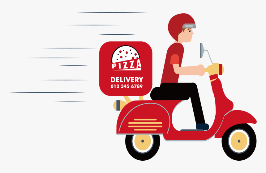 Delivery Png Hd - Pizza Delivery Png, Transparent Png, Free Download