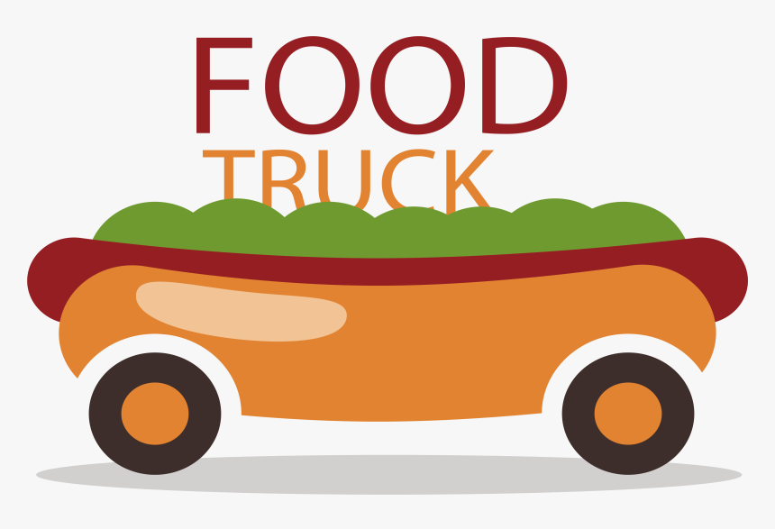 Scooter Vector Orange - Food Truck Clipart Transparent Background, HD Png Download, Free Download