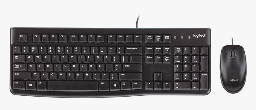 Logitech Keyboard Mouse - Keyboard And Mouse Png, Transparent Png, Free Download