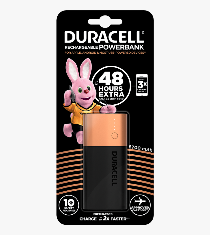 Duracell Power Bank 10050mah, HD Png Download, Free Download