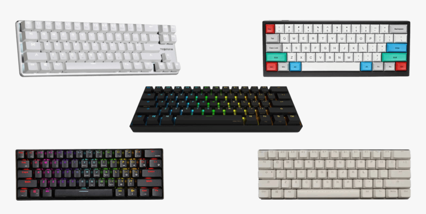 Best 60 Percent Mechanical Keyboards - Computer Keyboard, HD Png Download, Free Download