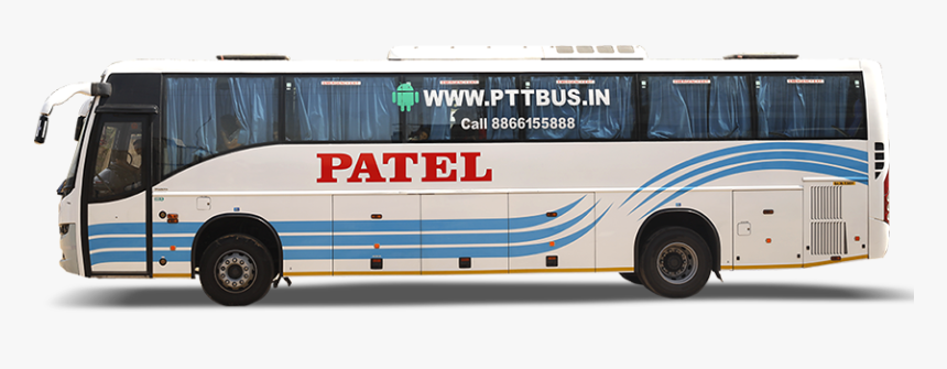 Slide - Patel Travels Bus, HD Png Download, Free Download