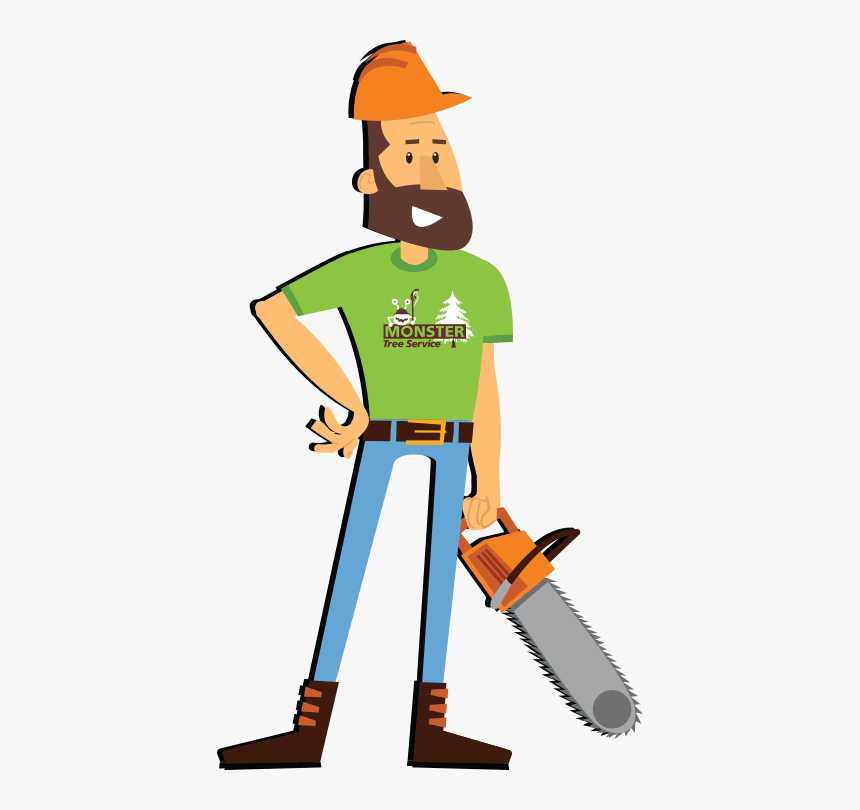 Lumberjack Image - Monster Tree Service, HD Png Download, Free Download