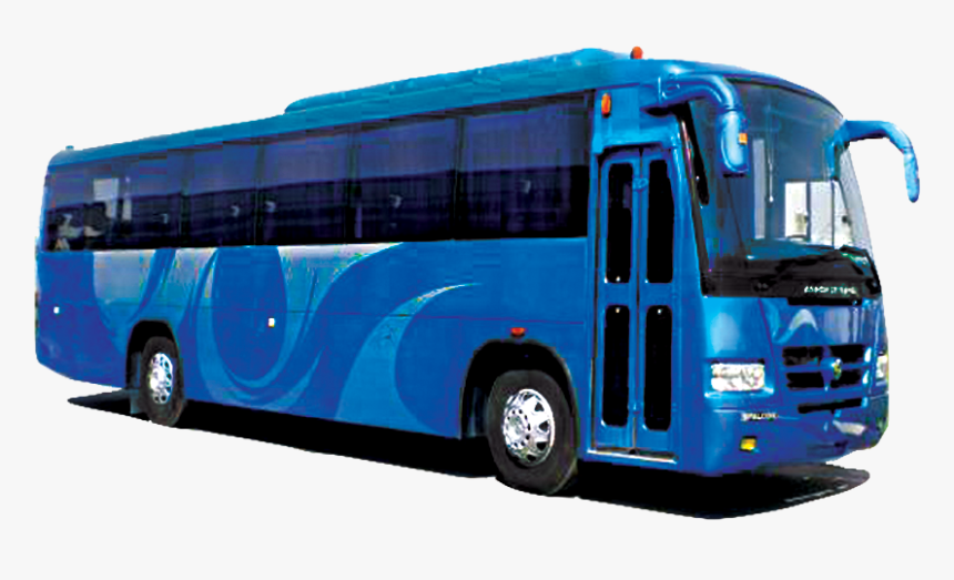 Blue Buss Png, Transparent Png, Free Download