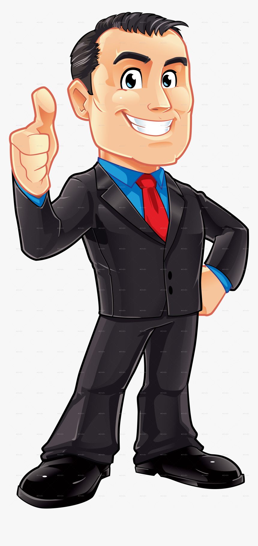 Businessman Clipart Fancy Man - Transparent Background Businessman Cartoon Png, Png Download, Free Download