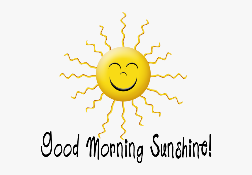 Clip Art Good Morning Sunshine, HD Png Download, Free Download