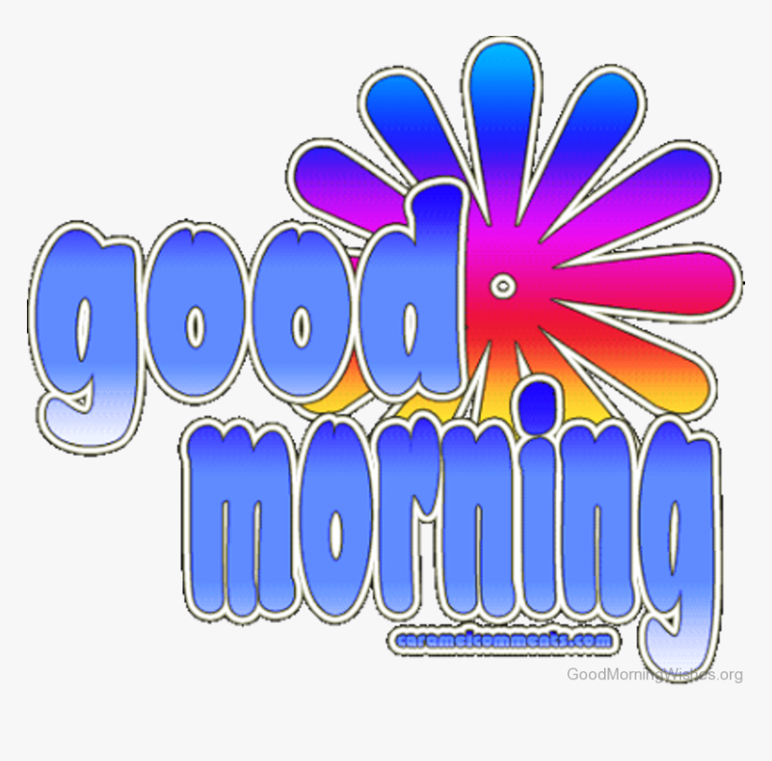 Transparent Good Morning Clipart - Colorful Good Morning Gif, HD Png Download, Free Download