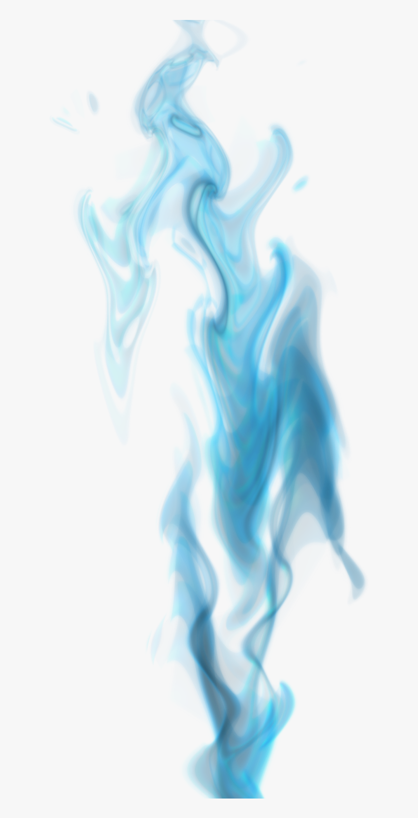 Water - Transparent Blue Fire Png, Png Download, Free Download