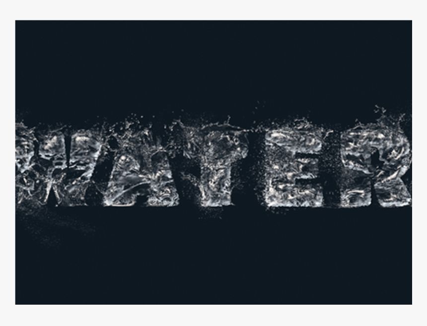 Photoshop Tutorial Photo Effects - Water Effect On Text, HD Png Download, Free Download