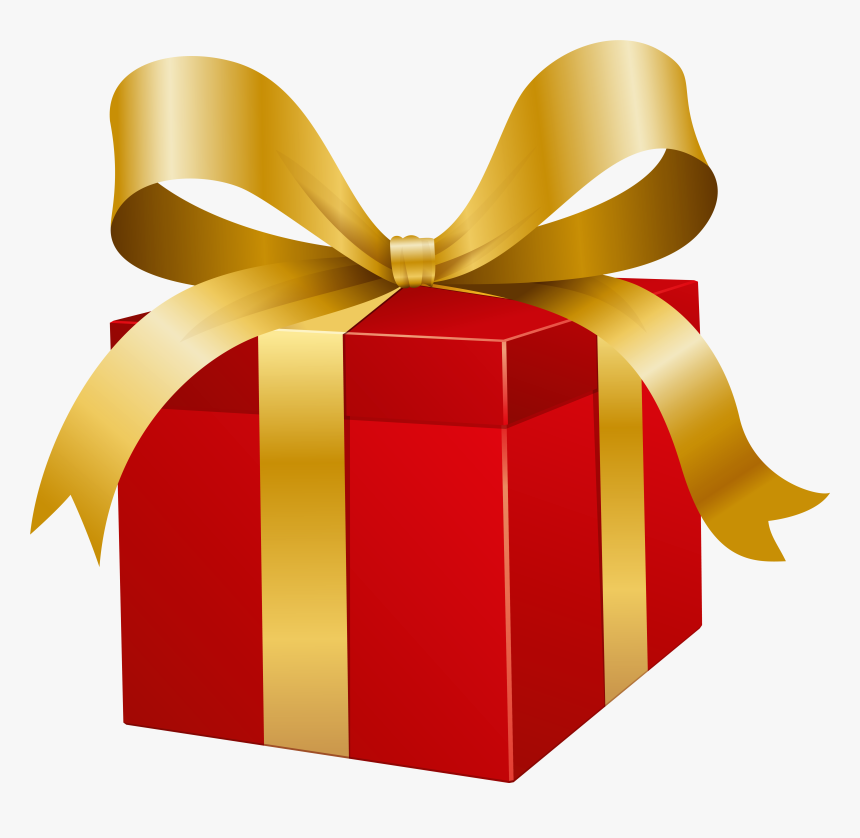 Transparent Christmas Present Png - Gold Gift Box Png Hd, Png Download, Free Download