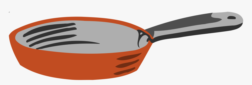 Spoon,cutlery,tableware - Frying Pan Clipart Colored, HD Png Download, Free Download